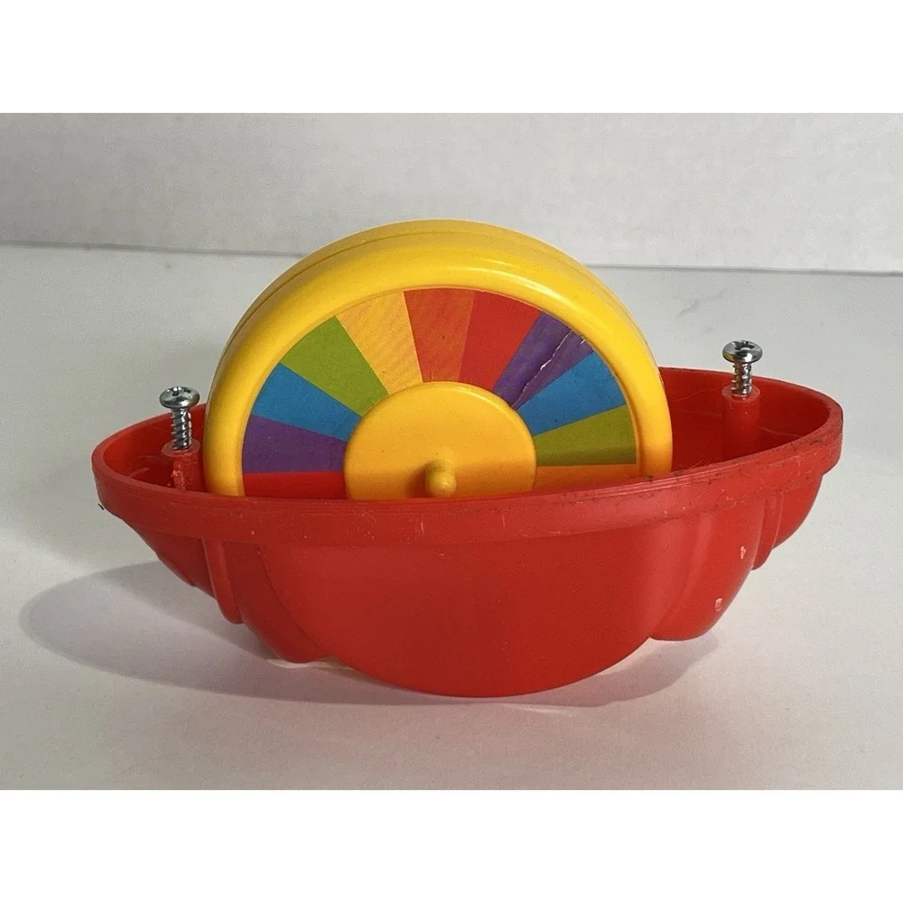 Fisher Price Rainforest Jumperoo Replacement Part Toy-Spinning Rainbow Wheel